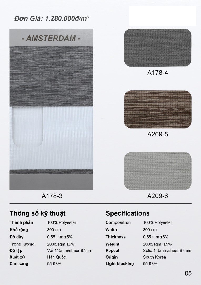 RÈM CẦU VỒNG MÃ AMS