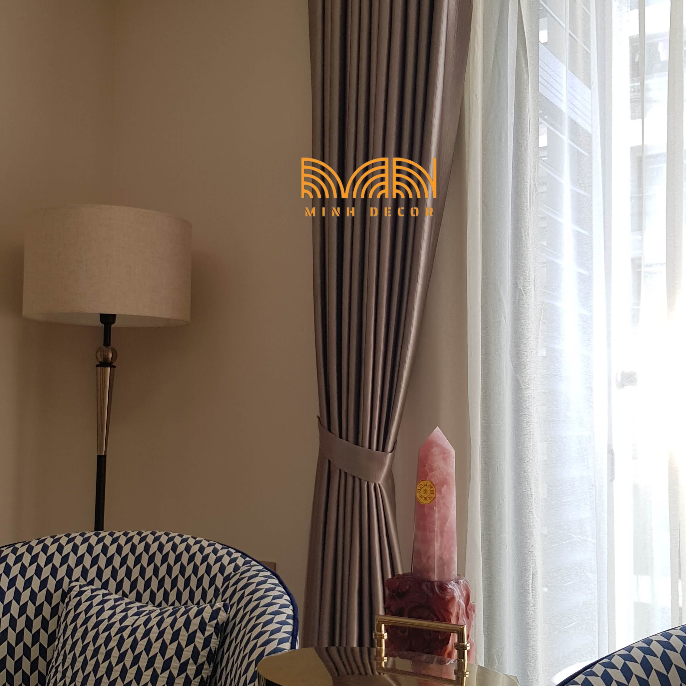 RÈM VẢI LỤA MỜ SANG TRỌNG