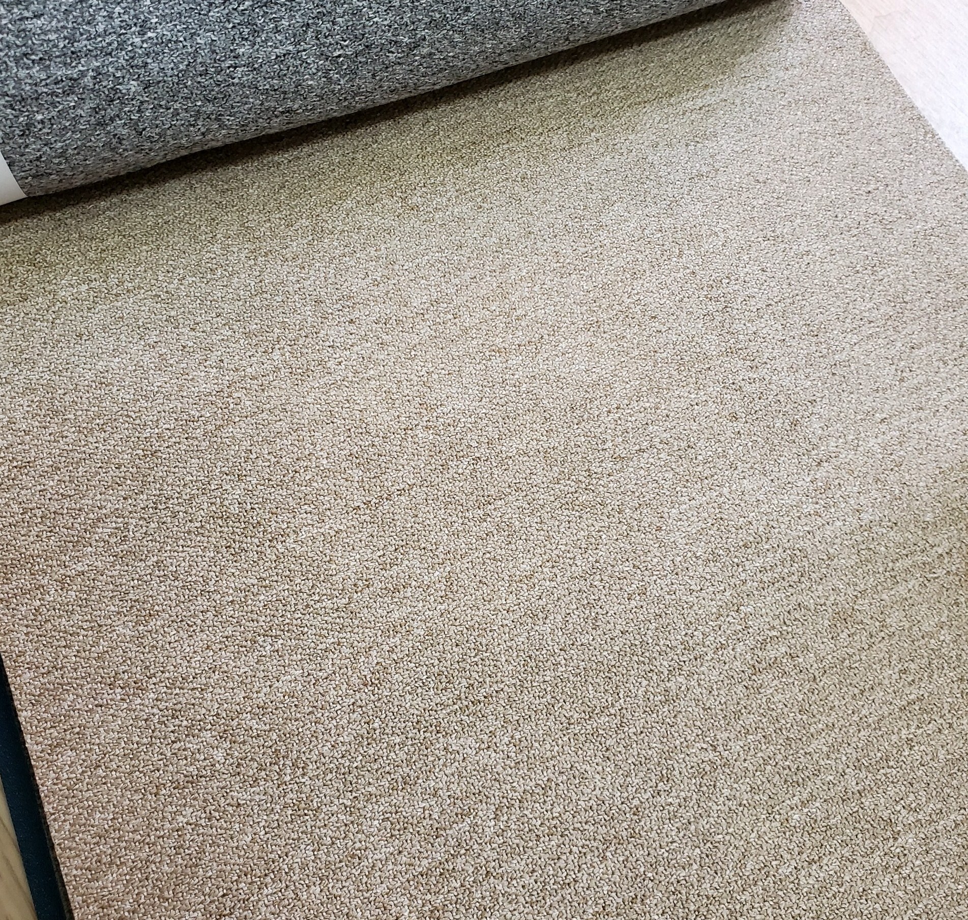 RÈM VẢI TRƠN HIỆN ĐẠI MÀU BE ĐẬM